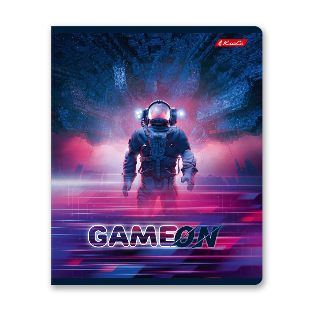 Тетрадь ученическая общая, A5+ 80 л. на скобе 65 г/м², белизна 100%, 5 шт, клетка в термоусадочной пленке, 000486 Включайся в игру, Светоч 80ТСК5_0_2_1