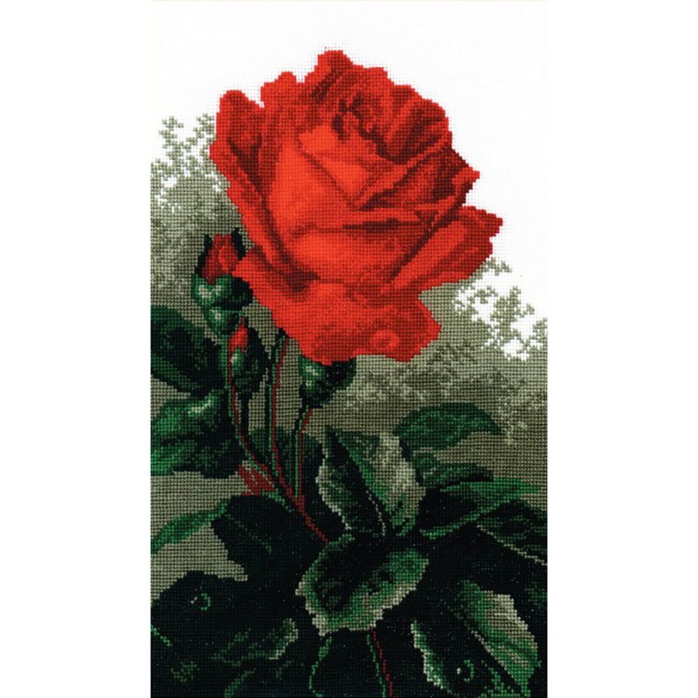 РС Студия, Роза красная 30х19 см