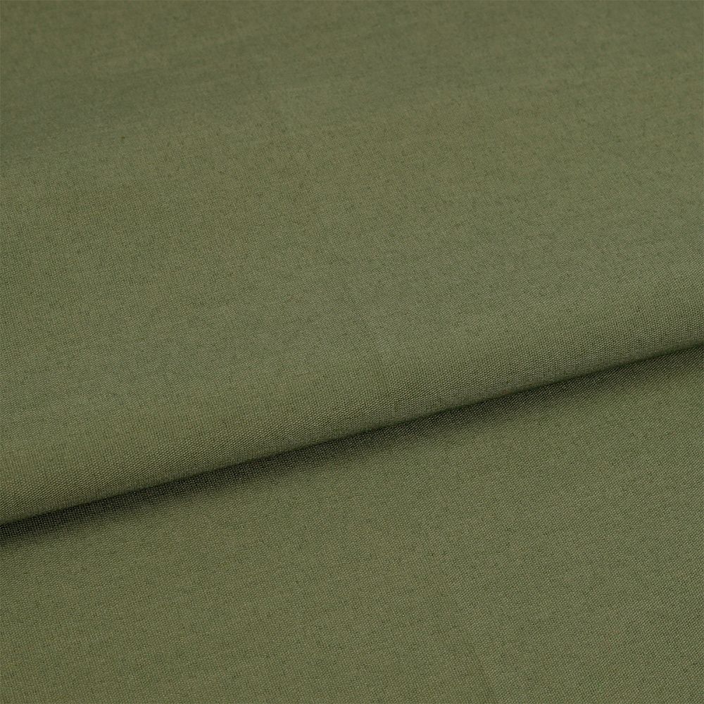 ТиСи (T/C) поплин стрейч 110 г/м², 150 см / 1 метр, TBY.TC.19.1, цв.оливковый
