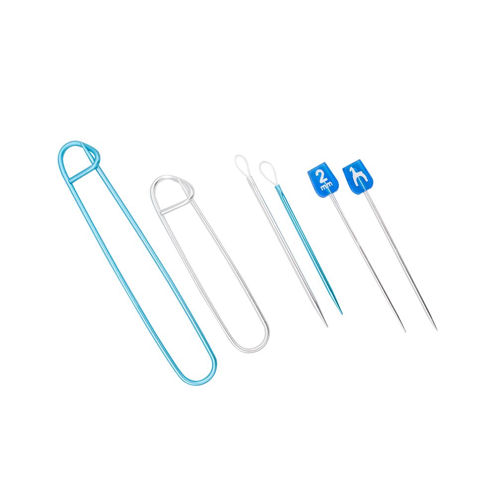 Набор, 2 булавки петлесъемные, 2 иглы для шерсти, 2 булавки для шерсти, Pony