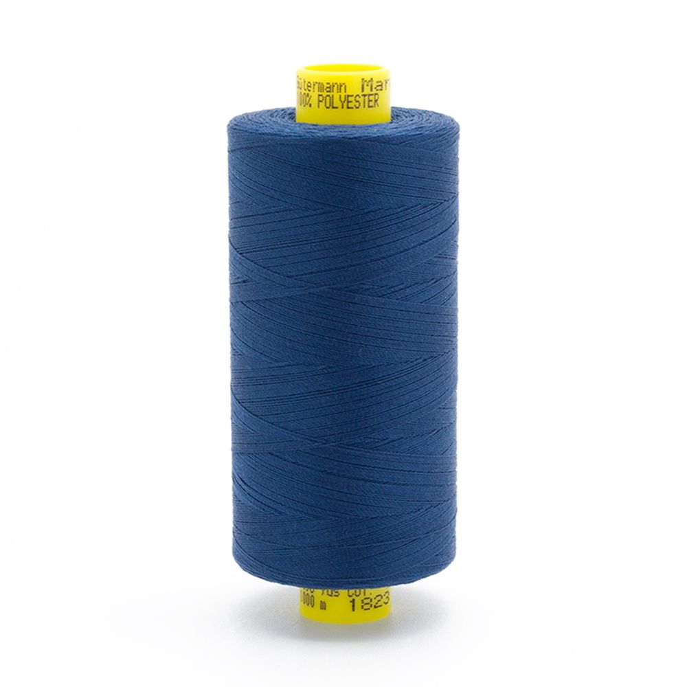 Нитка универсальная Gutermann Mara 120/2, 1000 м, 700207, 1823 стальной синий, 1 катушка