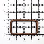 Рамка прямоугольная металл 31х15х2 мм, т.медь, 100 шт