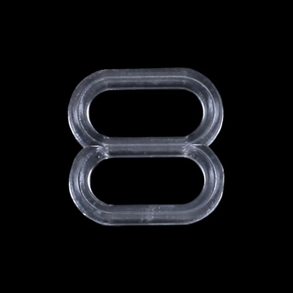 Рамки-регуляторы для бюстгальтера пластик 8.0 мм, прозрачный, 100 шт, 503535