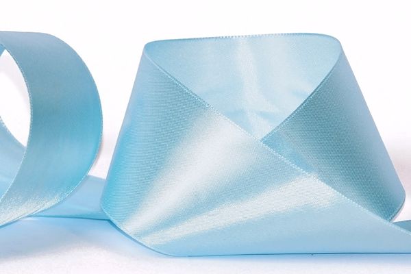 Лента атласная 1-сторонняя 50.0 мм / 33±2 метра, 129 голубой, Gamma