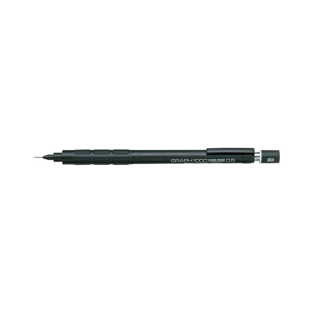Карандаш автоматический профессиональный Pentel Graph1000 forPro 0.5 мм, PG1005 черный корпус
