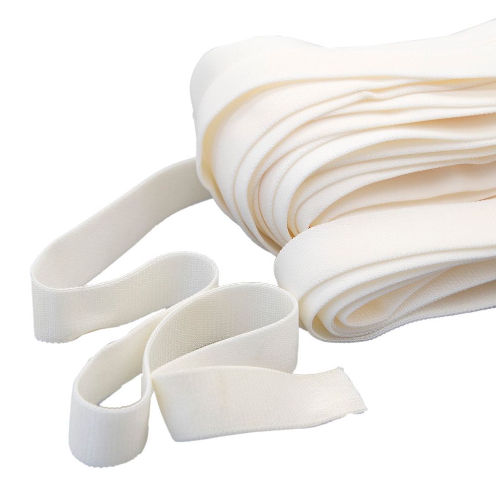 Резинка бельевая (бретелечная) 16.0 мм / 25 метров, молочный
