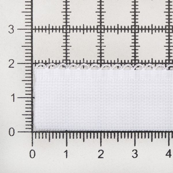 Резинка бельевая (отделочная) становая 20.0 мм / 50 метров, белый