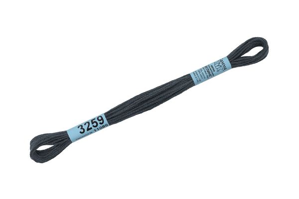 Мулине Gamma 100% хлопок, цв.3259 серый-зел., 24 мотка по 8 метров