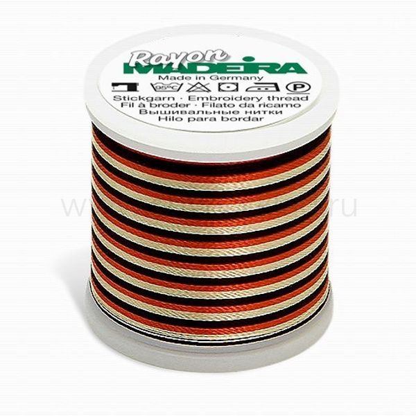 Нитки вышивальные Madeira Rayon №40, 200 м, цв. 2054, 9840, 5 катушек