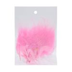 Перья декоративные 5-10см, 25 шт, H-64 розовый