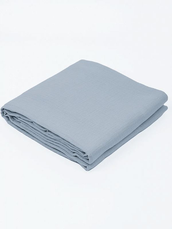 Муслин 125 г/м², 130 см / 2 метра, TBY.Mus.24723.54.2, цв.54 св.серый