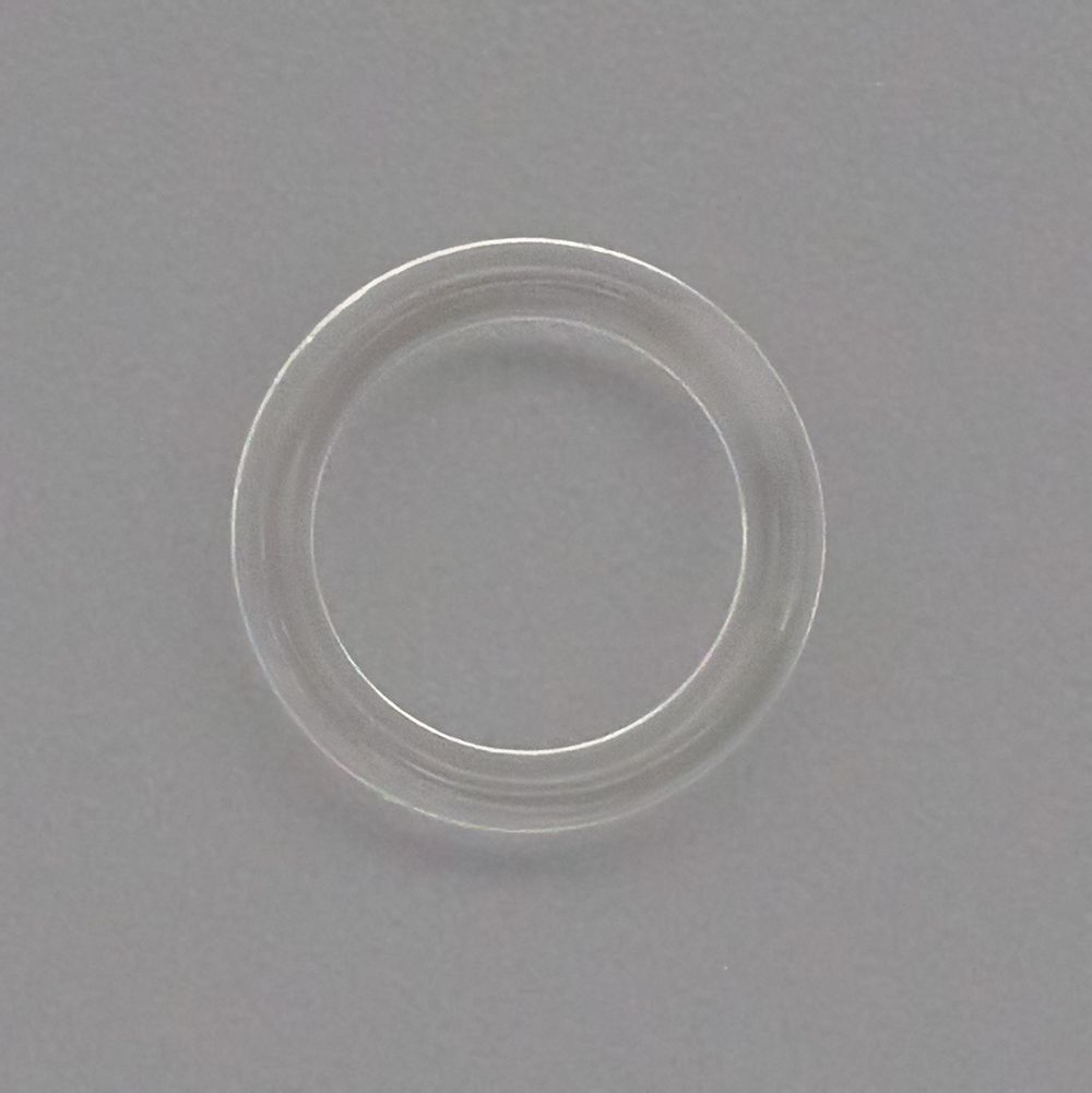 Кольца для бюстгальтера пластик ⌀8.0 мм, прозрачный, 100 шт, 512073-2