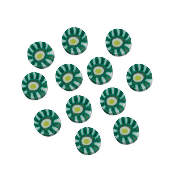 Бусины полимерная глина ⌀10 мм, 70 шт (6х12 шт), /РП/, №05 экзотический фрукт, Zlatka PCV