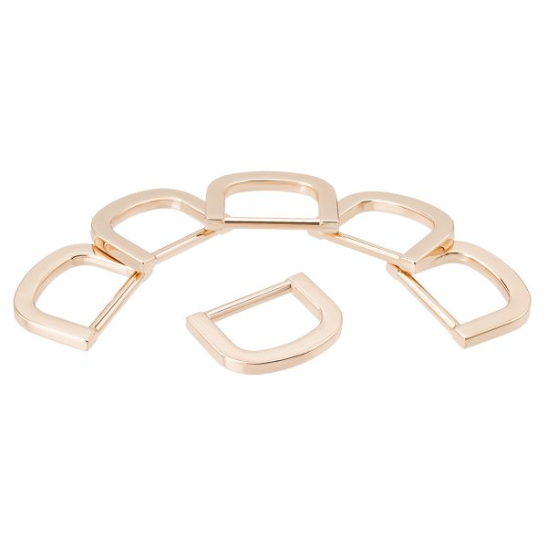 Полукольцо литое металл 20мм (29х22мм), золото, MB2326, 6 шт