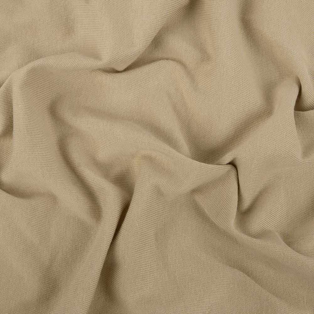 Трикотаж кукольный отрез 50х55 см, 225 г/м², 7 серый/бежевый, Peppy DTF-01