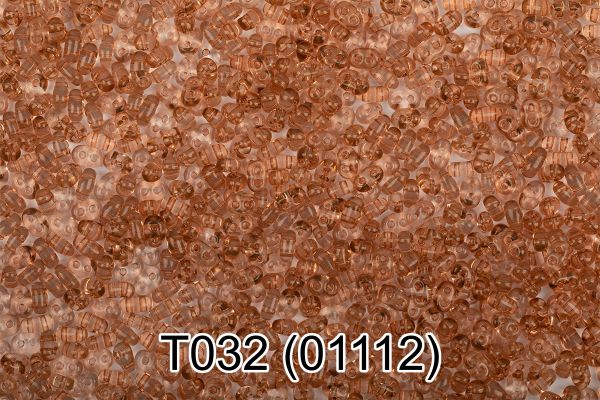 Бисер Gamma Twin 2.5х5 мм, 50 г, T032 т.кремовый, 01112, 321-96001