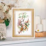 Набор для вышивания нитками Чудесная игла, Дух летнего леса, 17х27 см