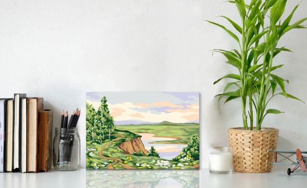 Картина по номерам Фрея, Родные берега, 30х20 см