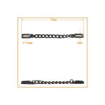 Цепочка-вешалка для верхней одежды 70 мм, чер.никель, ГДЖ1514, 10 шт