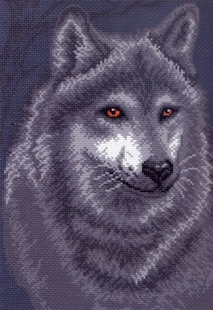 Рисунок для вышивания на канве Матренин Посад арт.28х37 - 0495 Волк