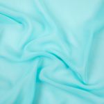Ткань блузочная Poly Chiffon 84 г/м², 150х147 см, 19 бирюзовый, Gamma PC-02