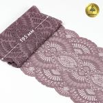 Кружево бельевое эластичное 195 мм / 3 м, TBY.30239, цв.620 морской туман, Kruzhevo