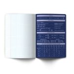 Комплект тетрадей со справочными материалами Золотые главы, тисн.золот.фольгой, A5 48 л. 12 шт на скобе 65 г/м², белизна 100% 1 шт, клетка/линия, 01887 12 предметов, Светоч Т298