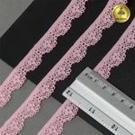 Кружево эластичное (стрейч) 15 мм 8031, цв.F133 нежно-розовый уп.50м, Kruzhevo