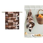 Полотно вафельное набивное арт 60 рис 5359 вид 1 Кофе 50х50см, Astra&Craft