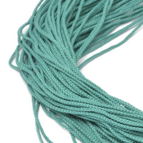 Шнур для мокасин ⌀1.5 мм / 100 метров, бирюза