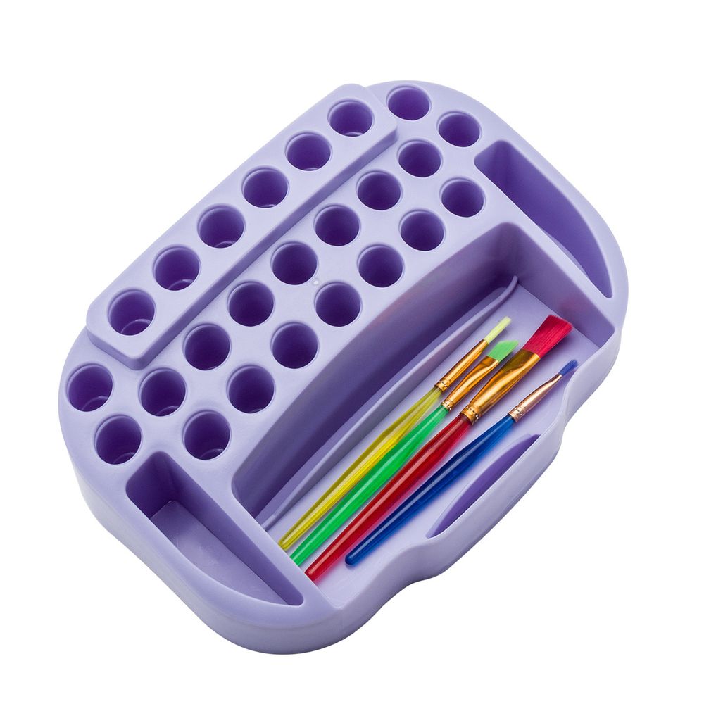 Органайзер для кистей, маркеров, карандашей настольный, 24х16,5х8,5см, 23589