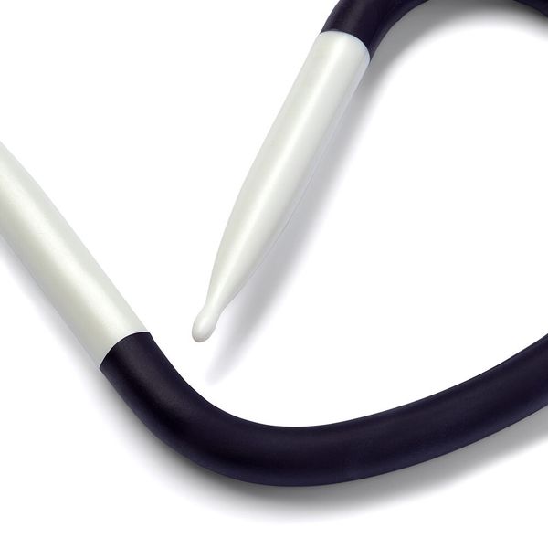 Спицы для вывязывания кос пластик ⌀7.0 мм, 25 см, 1 шт, йога гибкие, Prym 191113