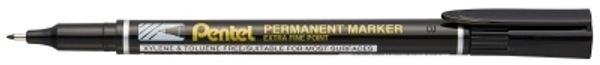 Маркер перманентный Fine Point пулевидный 12 шт, NF450-A черный, Pentel
