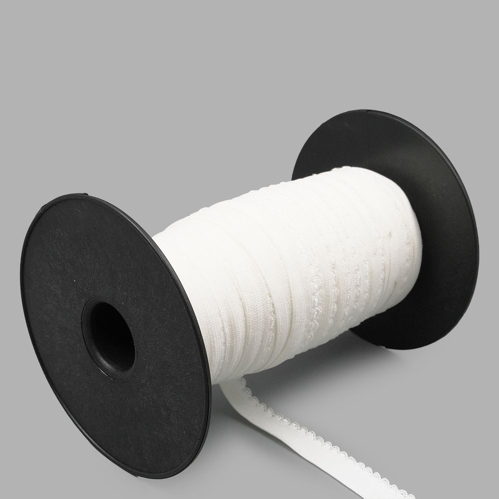 Резинка бельевая (ажурная) 15.0 мм / 50 метров, молочный, 0315/59