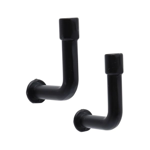 Крючок-держатель для подхватов 40 мм, металл, 3 черный, X455