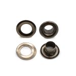 Люверсы металл ⌀_4.87 мм (внутр.), h5.66 мм (внутр.), №3, сталь, New Star, чер.никель, уп≈5000 шт