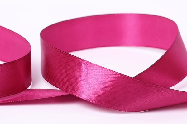 Лента атласная 1-сторонняя 25.0 мм / 33±2 метра, №103 малиновый, в термоплёнке, Gamma