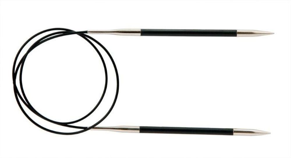 Спицы круговые Knit Pro Karbonz 3,75 мм / 80 см, карбон, черный, 41187