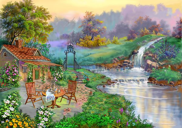 Пазл 1000 элементов, На природе, PZL-1000/09, Фрея