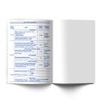 Тетрадь со справ.материал. Архивариус пластик.обл. 320мкм с тис.золот.фольгой. A5 48 л. на скобе 65 г/м², белизна 100% 10 шт, клетка, 01873 Архивариус Биология, Светоч Т290