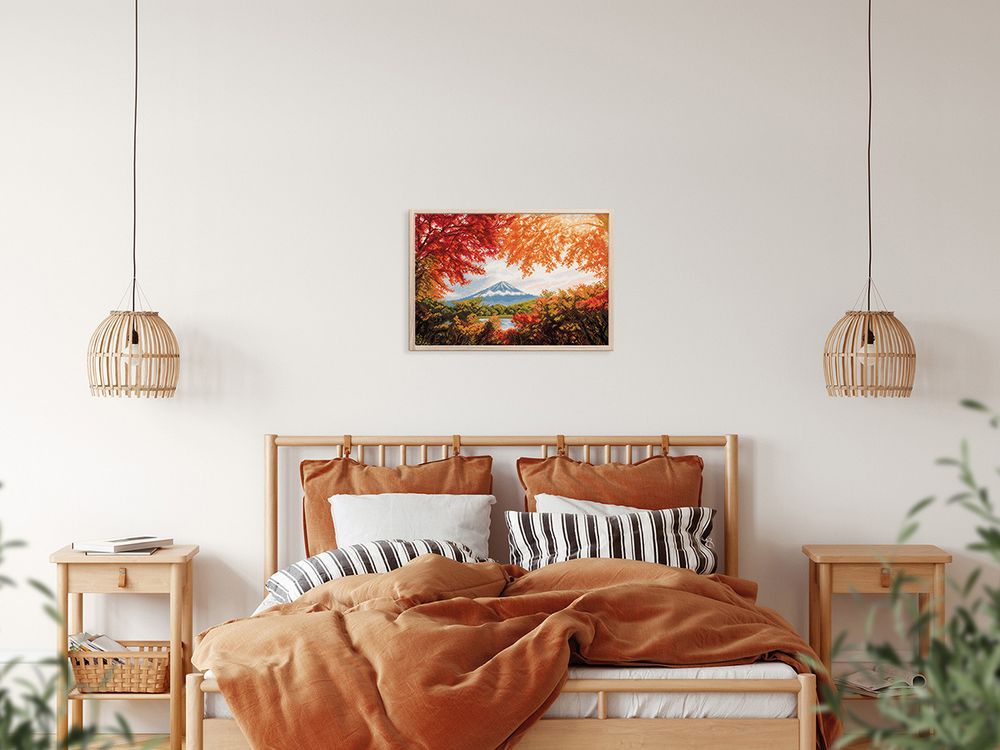 Набор для вышивания нитками Panna, Золотая серия, Япония. Гора Фудзияма, 40х26,5 см