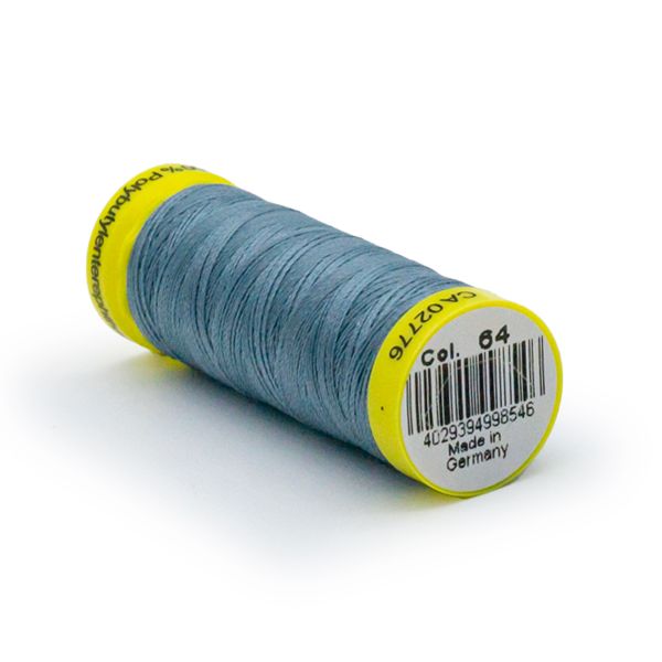 Нитки для трикотажа Gutermann Maraflex, 150м, 064 серый джинс, 5 катушек