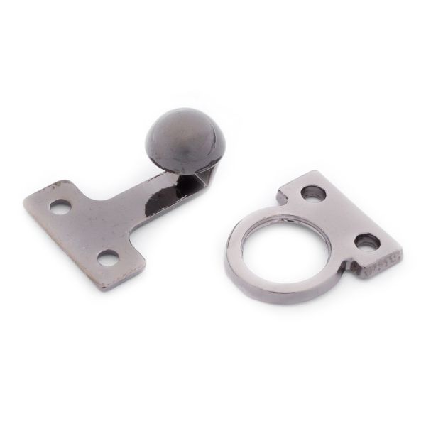 Крючки пришивные декоративные 10х21 мм, чер.никель, 10 шт