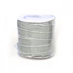 Лента бархатная (тесьма) 20.0 мм / 22.86±1 метров, арт.20VR88 нейлон цв.серый