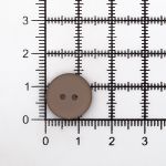 Пуговицы на 2 прокола 22L (14мм), пластик (col.25 светло-коричневый), CR-K18M, 144 шт