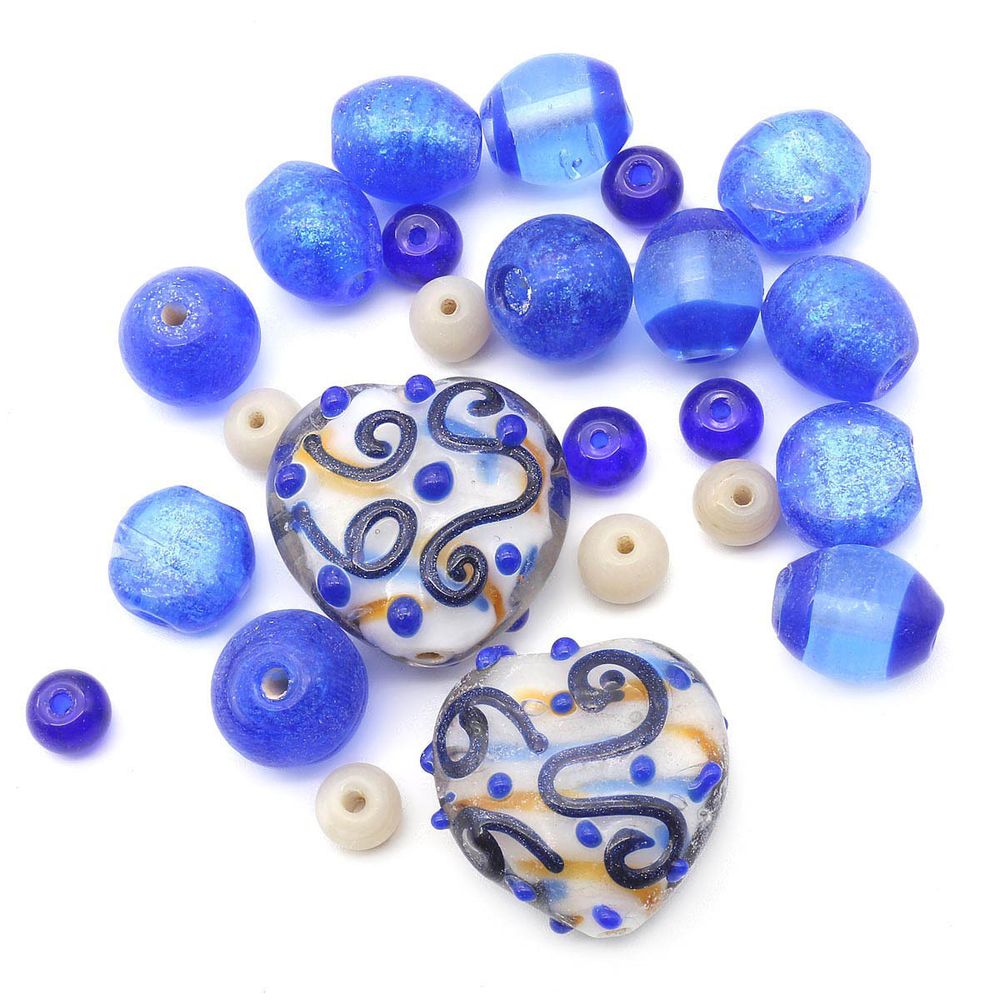 Набор декоративных бусин, 24 шт., Астра Premium, TR-2157