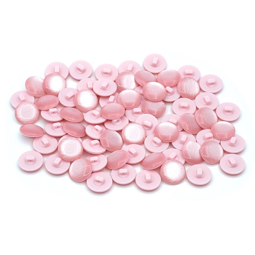 Пуговица на ножке 32L=20мм, пластик, CR P-45, col.16 розовый, 72 шт