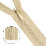 Молния потайная (скрытая) Т3 (3 мм) 1 зам., н/раз., 50 см, горчич, 31310 / 50, 10 шт