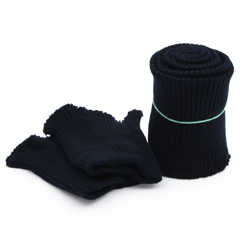 Подвяз (довяз) трикотажный с манжетами (комплект): подвяз 10.0х40.5 см, 2 манжета 7х10 см, тонкие акрил, в-02 т.синий