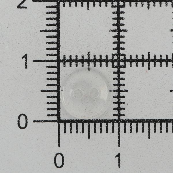 Пуговицы 2 прокола 14L, 9 мм, (Clear (прозрачный)), NE74, 144 шт